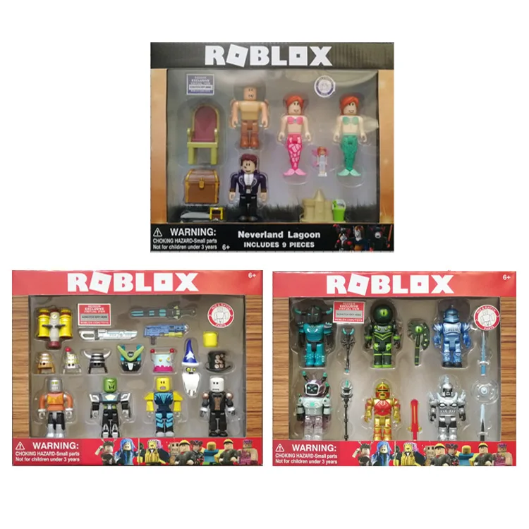 16 Sets Roblox Figure Jugetes 2018 7cm Pvc Game Figuras - roblox toys full case