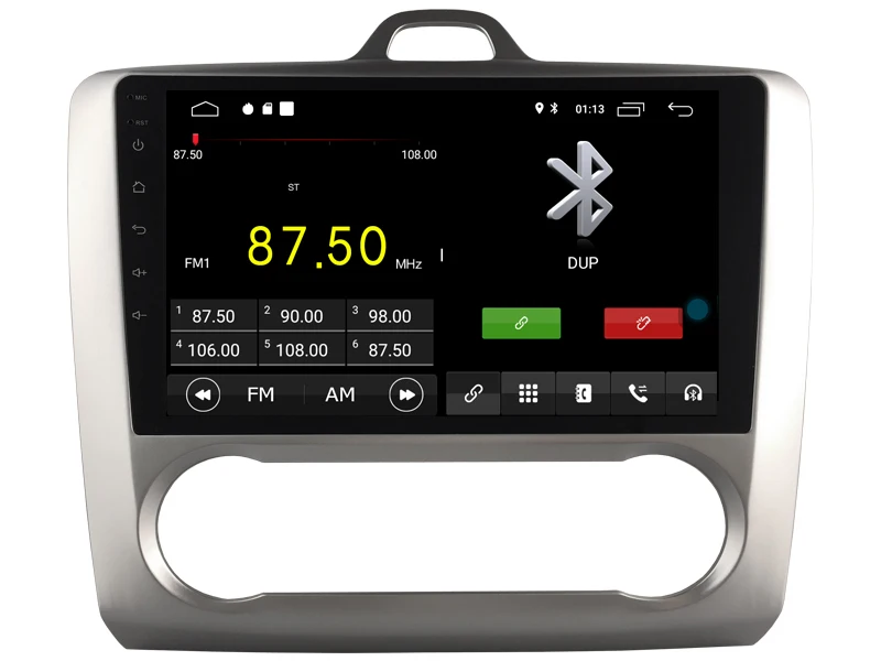 Excellent Elanmey top equipped 8 cores+4GB ram+64G rom android 8.1 car radio for Ford focus 2005-2011 AT Gps navi multimedia head unit 5