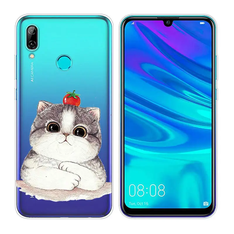 Силиконовые чехлы Arvin для huawei P Smart, мягкий прозрачный ТПУ чехол для телефона P Smart, 6,21 дюймов, чехол с рисунком, сумка