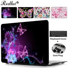 Laotop Case For Macbook 12 inch Air 11 13 Flower Butterfly Pattern Printed Hard Case For Macbook Pro 13 15 Retina 2015 Model