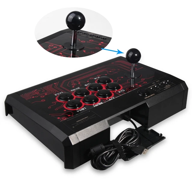 New Wired Arcade Fight Stick Joystick For PS4 PS3 XBOX ONE 360