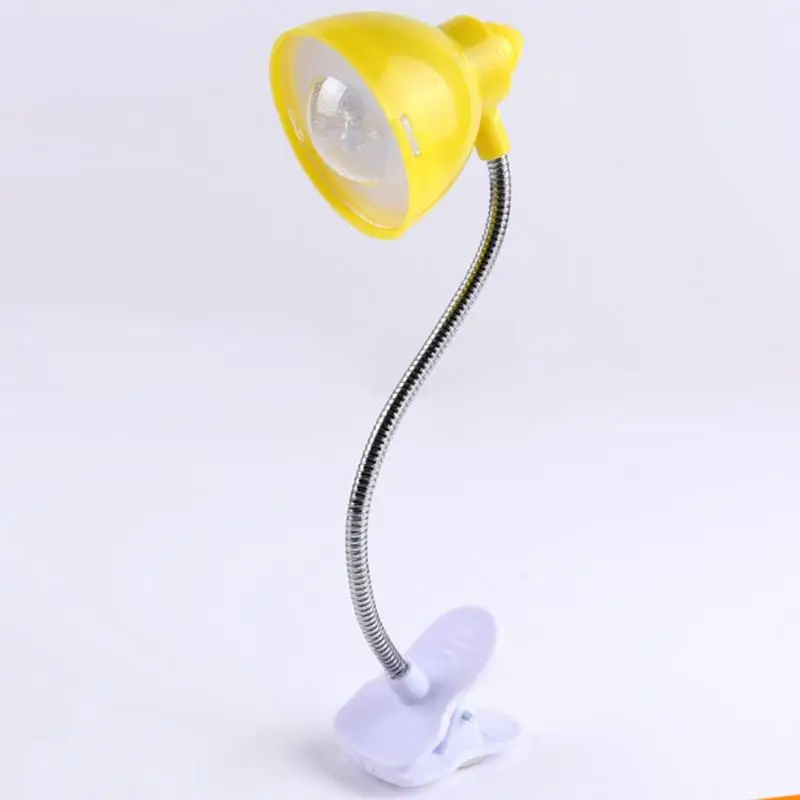

Bedroom Flexible Children student use Rotating 360 degree plastic Desk table Lamp Bedside LED Clip Eye-caring Reading Light