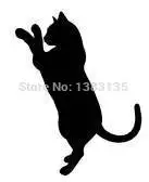 

Wholesale 20 pcs/lot 13*10cm Cat Playing - Kitten Funny Car Sticker For Truck Window Bumper SUV Door Kayak Vinyl Decal 13 Colors