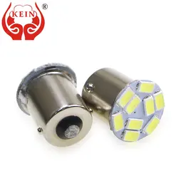 KEIN 50 шт. p21w светодио дный 1156 ba15s 9smd 5630 автореверса сзади указатели поворота машины мотоцикл Резервное копирование 1157 Лампа Белый 12 В