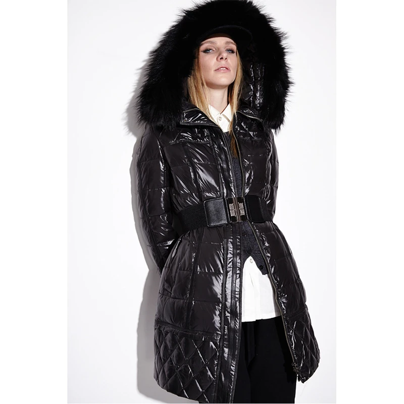Fashion Women's Duck Down Real Fur Hooded Winter Warm Thicken Coat Jacket Parka Fashion Women's Duck Down Real Fur Hooded Winter Warm Thicken Coat Jacket Parka