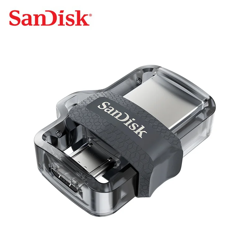 SanDisk мини-флеш-накопитель 32 Гб OTG USB флеш-накопитель 16 ГБ 32 ГБ 64 ГБ 128 Гб двойной флеш-накопитель Автомобильный ключ Usb 3,0 флеш-накопитель высокоскоростной флеш-диск