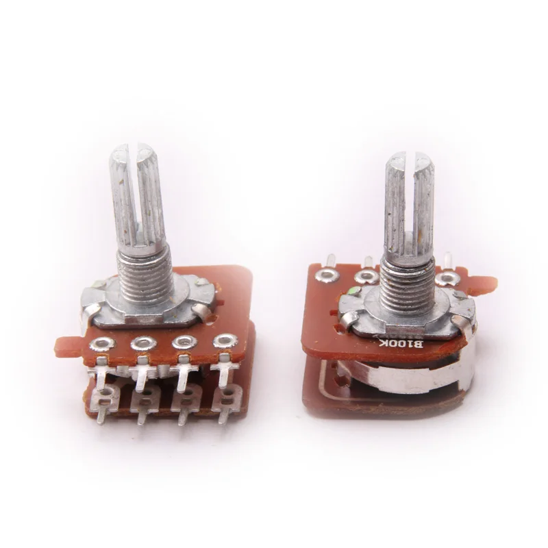 Glyduino WH148 B100K Double link 8 pins Linear Potentiometer Pot Single Joint for Arduino
