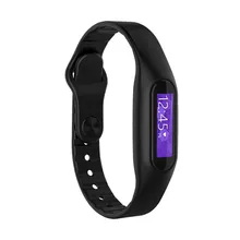 E06 0.69 дюймов Сенсорный экран Bluetooth Smart Водонепроницаемый Спорт фитнес трекер браслет часы для iphone 5S 6 6 плюс Samsung S6 Примечание