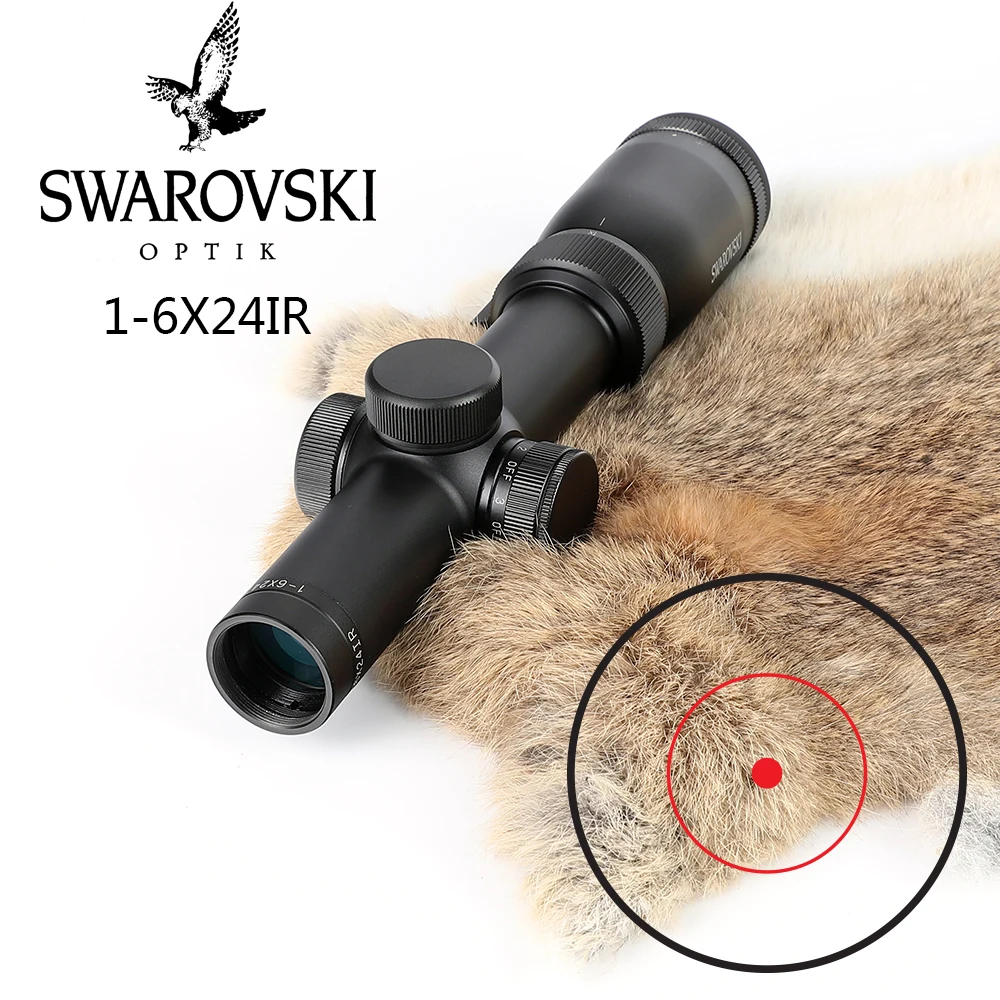 Имитация перемежать дифференциация прицел Стекло Swarovskl 1 6x24IRZ3 F15 или F101 круглый в