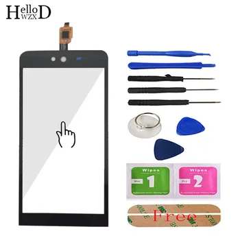 

Mobile Phone TouchGlass For Micromax Q338 Blot Capacitive Front Touch Screen Glass Digitizer Panel Lens Sensor Tools Adhesive