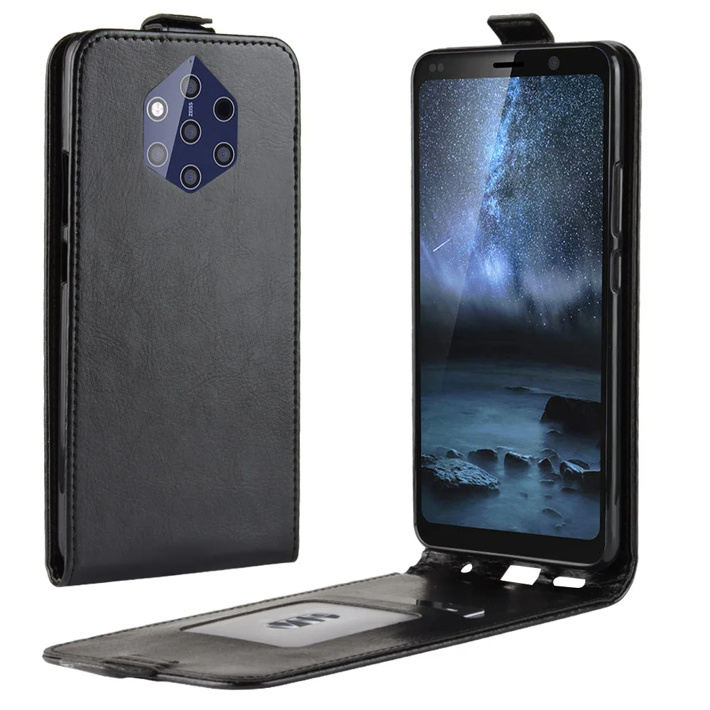 Чехол для телефона Nokia 9 PureView откидная задняя крышка из искусственной кожи