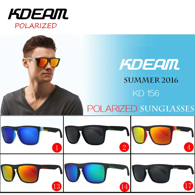 KDEAM szybkie styl spolaryzowane okulary mężczyźni AliExpress Kdeam 2019 okulary mężczyźni Reflective Coating