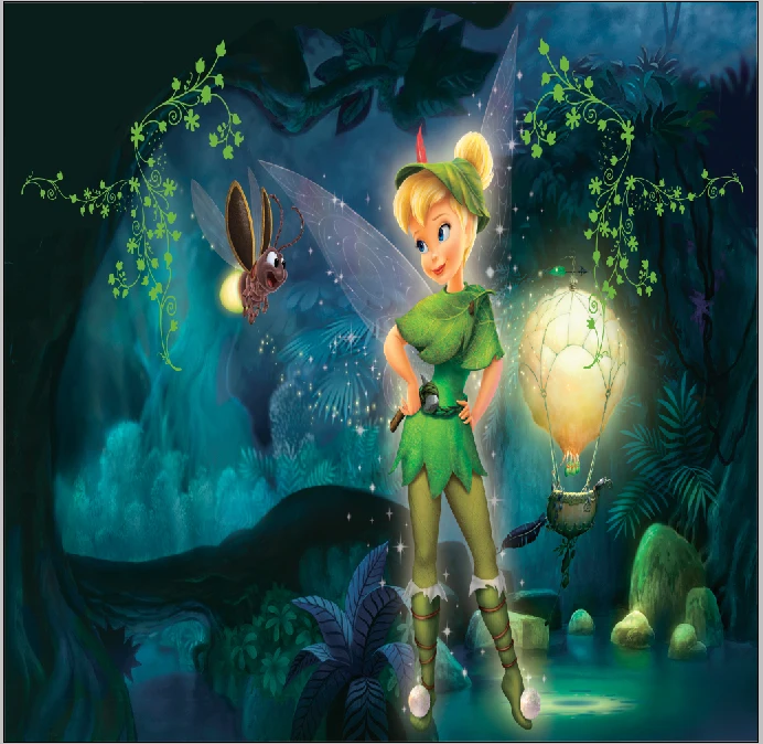 10x10 футов темно светильник Miss Tinkerbell пчела сказка фонарь пещера Фотография Студия