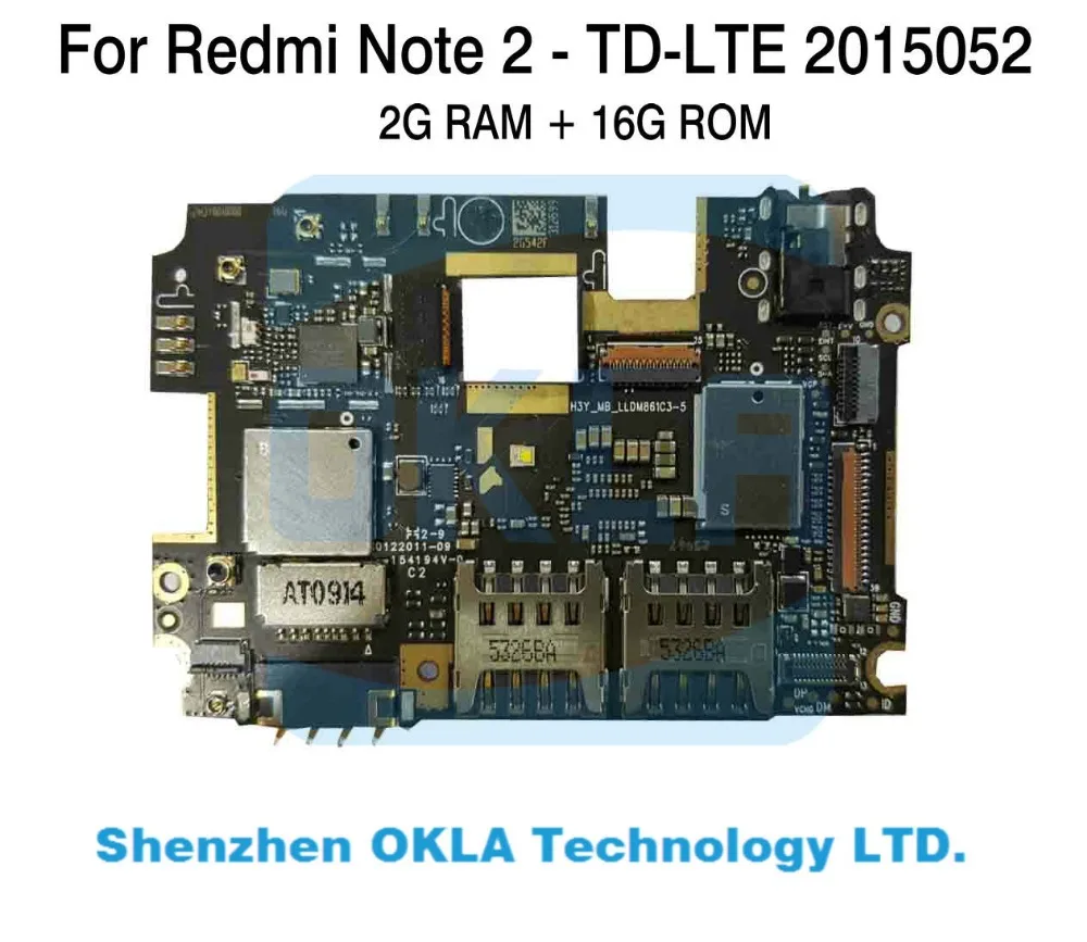 bilder für 1 stücke Für Xiaomi Redmi Hinweis 2 2015052 2G RAM 16 GB ROM TD-LTE verwendet Mainboard Motherboard Logic Board Ersatz bilder für 1 stücke Für Xiaomi Redmi Hinweis 2 2015052 2G RAM 16 GB ROM TD-LTE verwendet Mainboard Motherboard Logic Board Ersatz