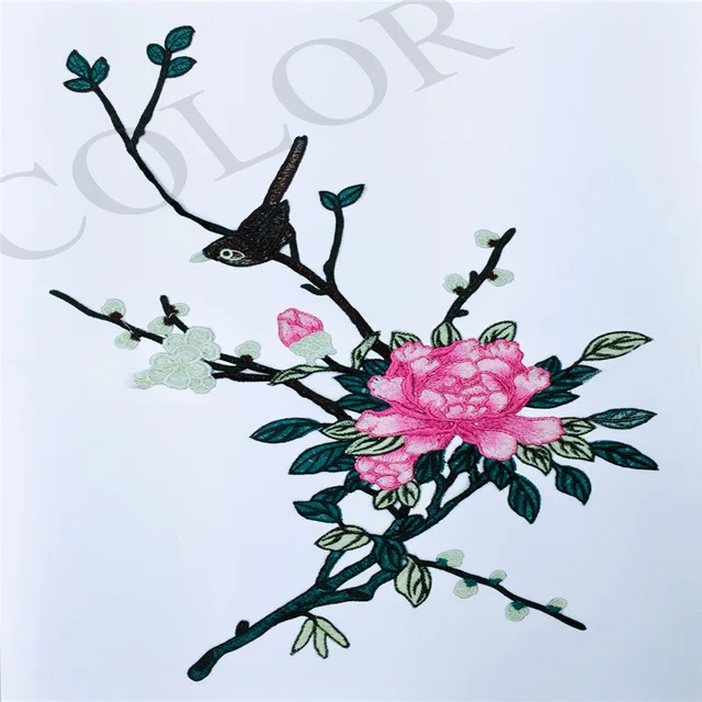 32-5-25cm-Floral-Peony-Birds-Patch-Embroidery-Patch-Applique-Badge-for-Clothes-Bust-Dress-DIY.jpg_640x640