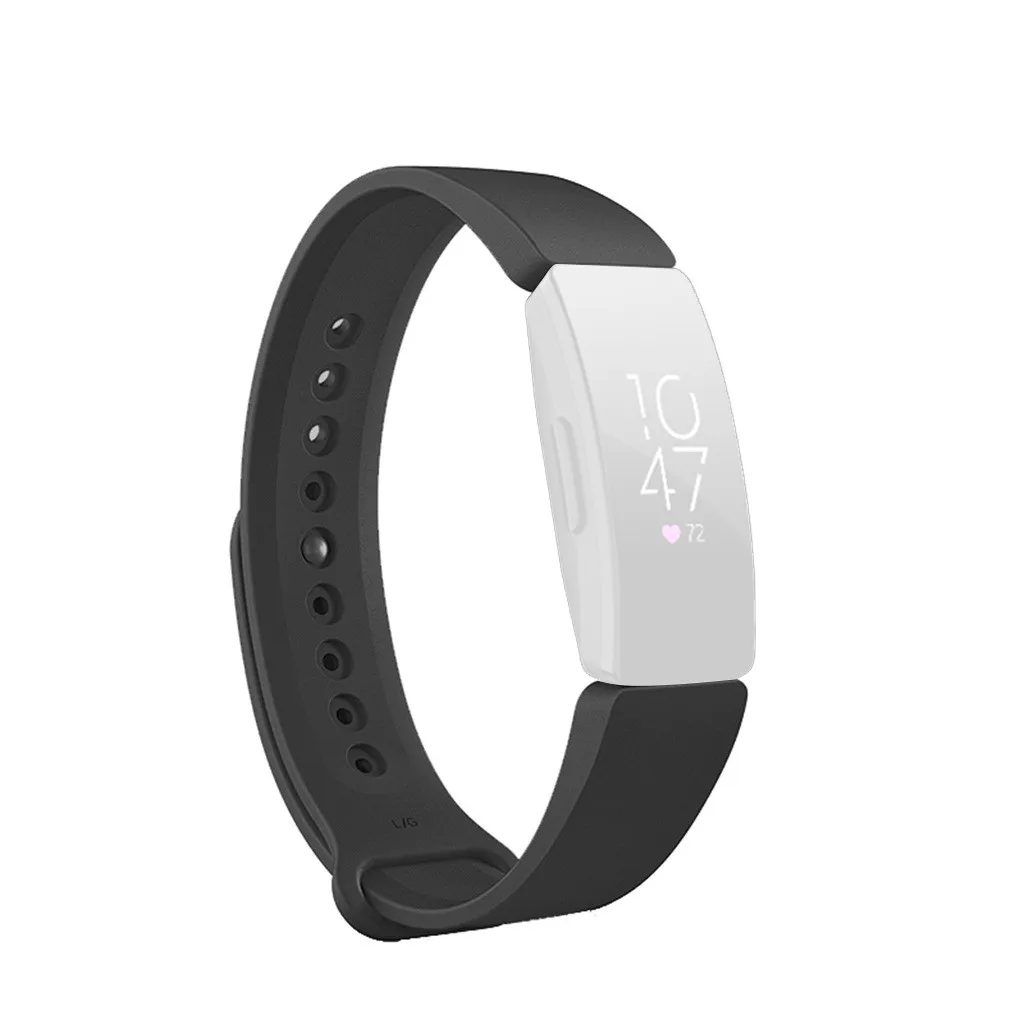 Силиконовый ремешок для Fitbit Inspire/Inspire HR Смарт-часы фитнес-трекер спортивный водонепроницаемый сменный Браслет ремешок - Цвет: Wine