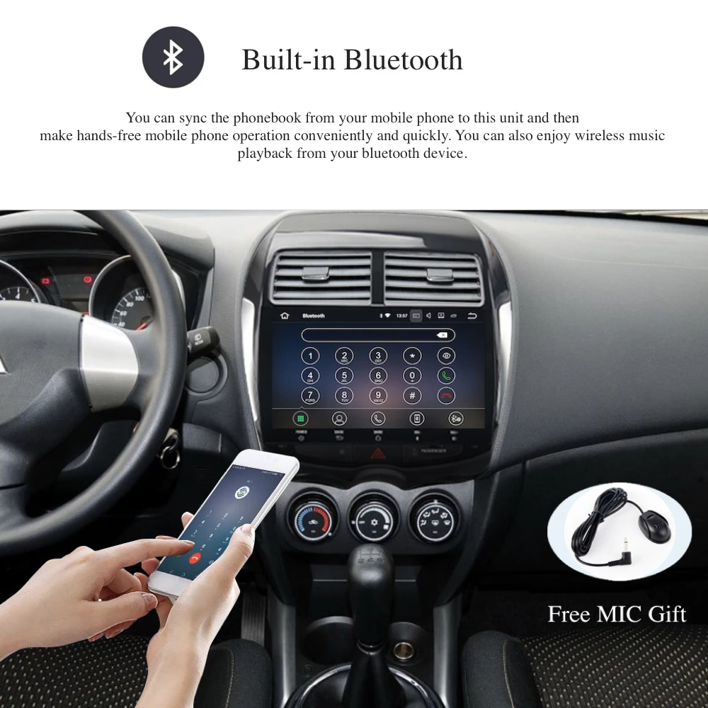 Top Radio android 8.1 GPS Navi for Mitsubishi ASX RVR 2010+ Outlander sport autoradio navigation head unit multimedia stereo 2Gb Ram 2