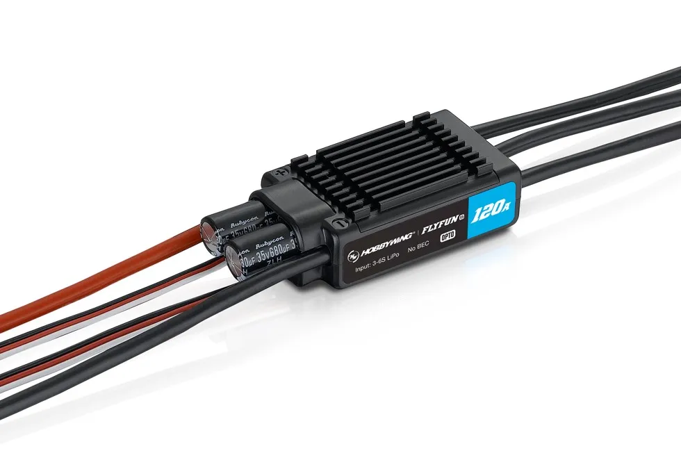 Оригинальный контроллер скорости Hobbywing FLYFUN V5 60A 80A 120A 130A 160A бесщеточный ESC 3 6S Lipo с