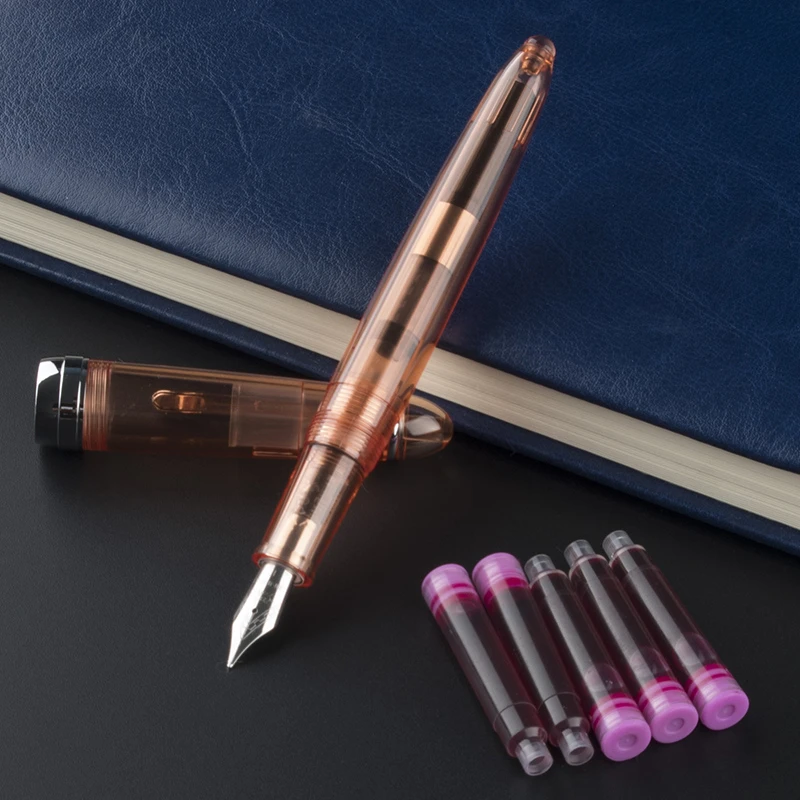 Jinhao 992 Red School student office stationery Fine nib Fountain Pen New Jinhao 992 Red School student office stationery Fine nib Fountain Pen New