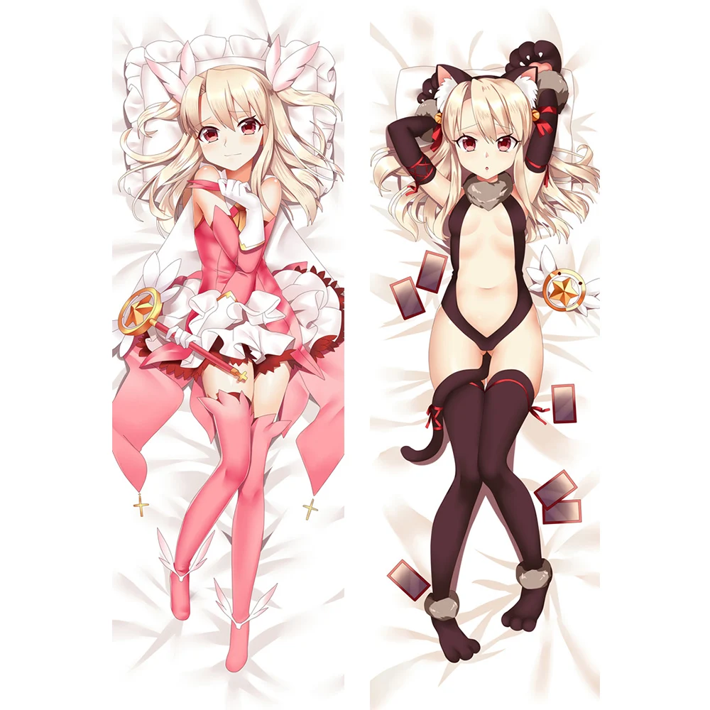 

Fate kaleid liner Tohsaka Rin Custom Design Printed Anime Cover Miyu Emiya Chloe von Einzbern Pillow Case Dakimakura