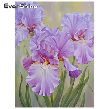

Evershine Diamond Embroidery Flower 5d Diy Diamond Painting Full Drill Resin Rhinestones Diamond Mosaic Flower Wall Decor