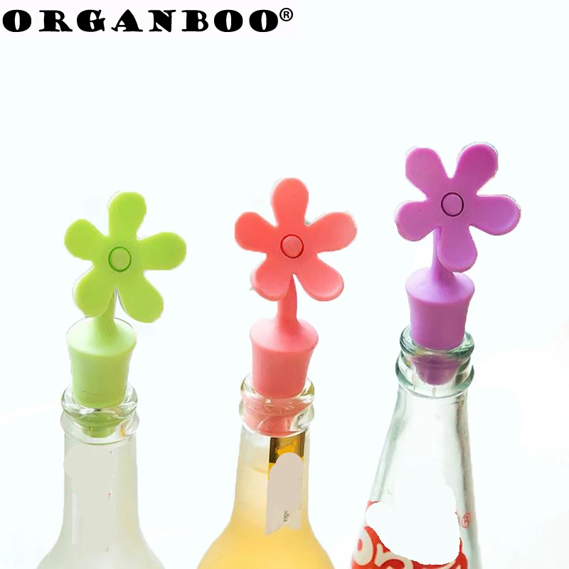 ORGANBOO 1PC candy colors new environmentally friendly silicone wine