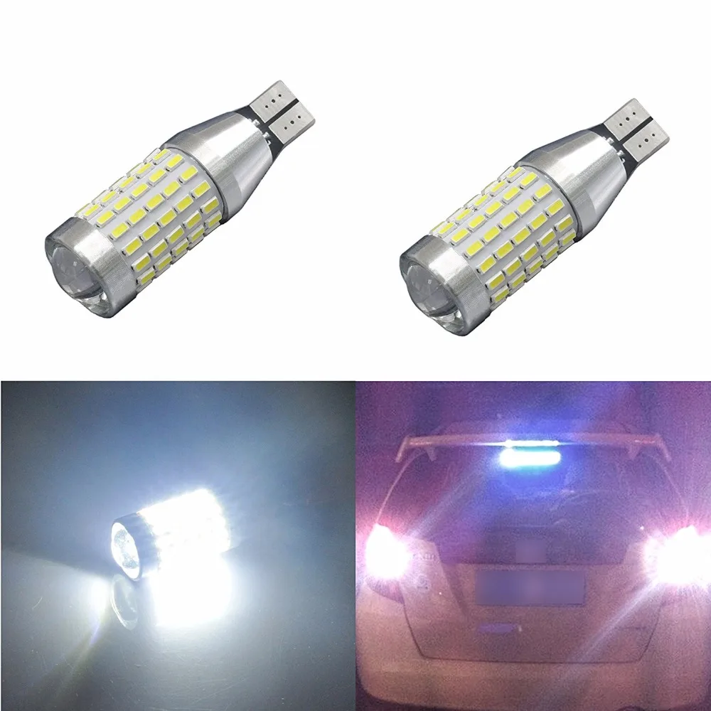 AGLINT 2 шт Автомобильный светодиодный W10W T15 T16 3014SMD 87 светодиодный s CANBUS Error Free светодиодный лампы грузовик светодиодный обратный светильник резервного копирования лампа белый 12V 24V