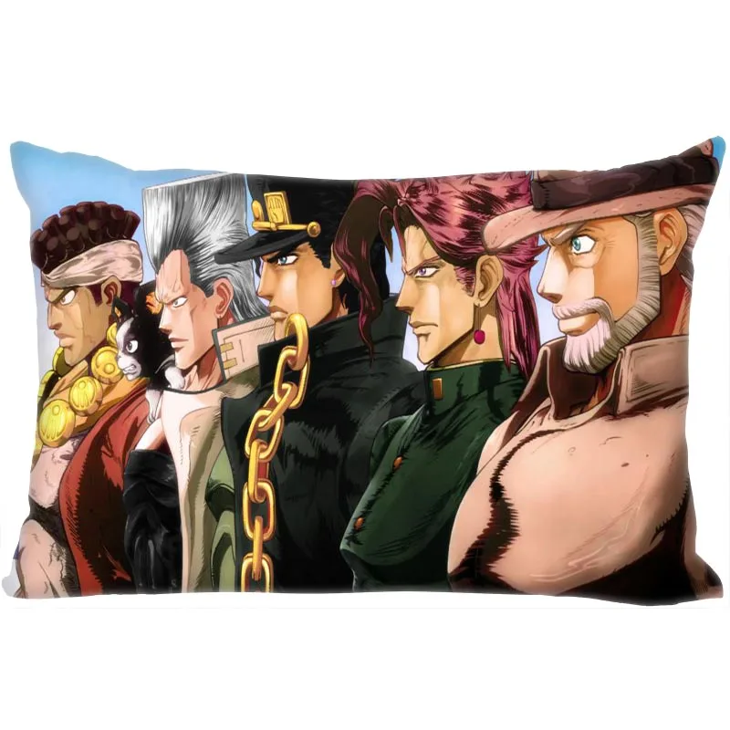 

Jojo's Bizarre Adventure Pillowcase 45x35cm(One Side) New Rectangle Zipper Print Throw Wedding Decorative Pillowcase Cover