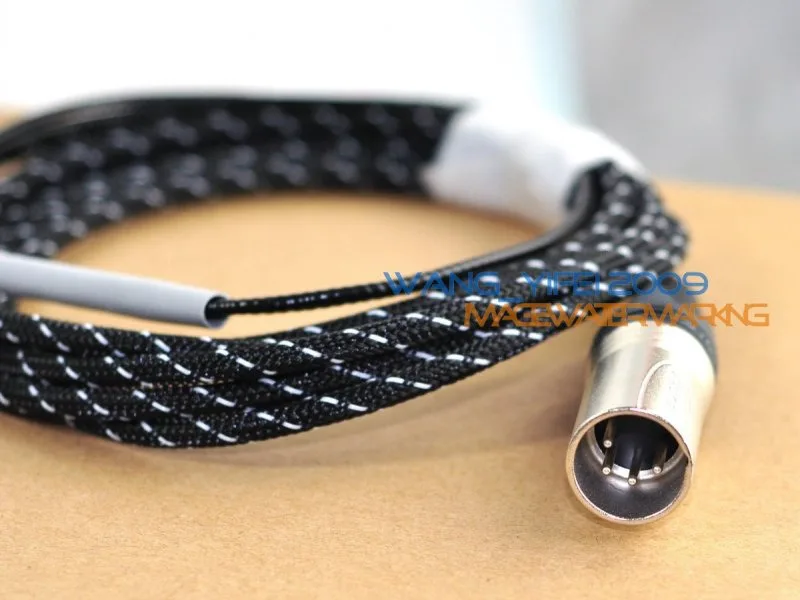 Удивительный ручной сбалансированный кабель для фокусных наушников Utopia XLR 4 контакта цилиндрический Штепсель 2,5 м