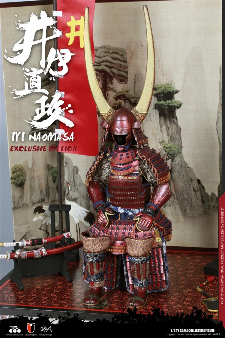 Коллекционные нет. SE028 1/6 SERIES EMPIRES-II NAOMASA Алая якша стандарт/Эксклюзивное Издание Литой Сплав Материал модель