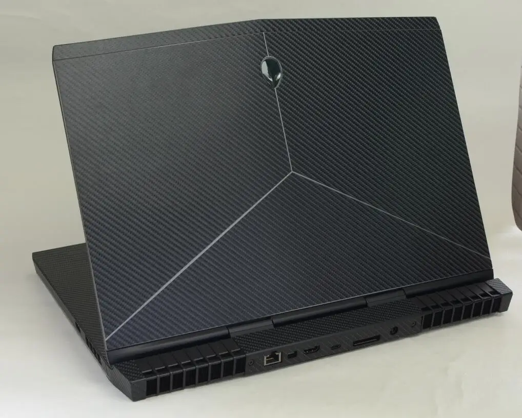 KH Laptop Carbon fiber Leather Sticker Skin Cover Protector for Alienware 17 R4 ALW17C 17.3