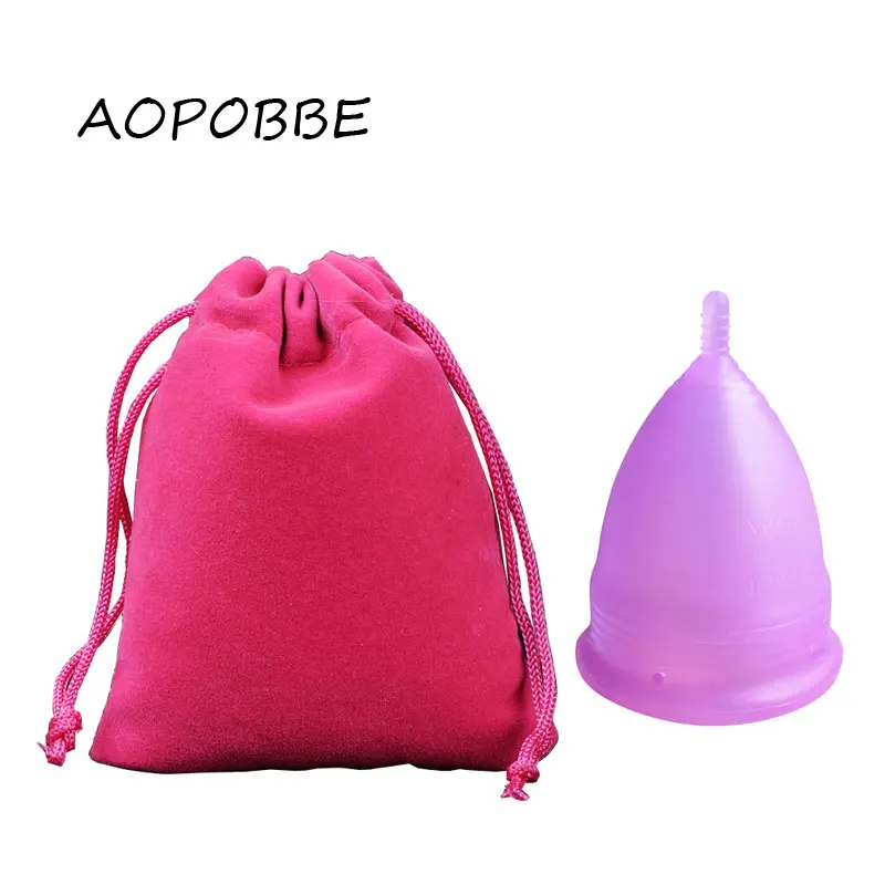 

AOPOBBE Feminine Hygiene Lady Cup Menstrual Cup Silicone Coppetta Mestruale Coupe Menstruelle Moon Period Cup Copa Menstrual Cup
