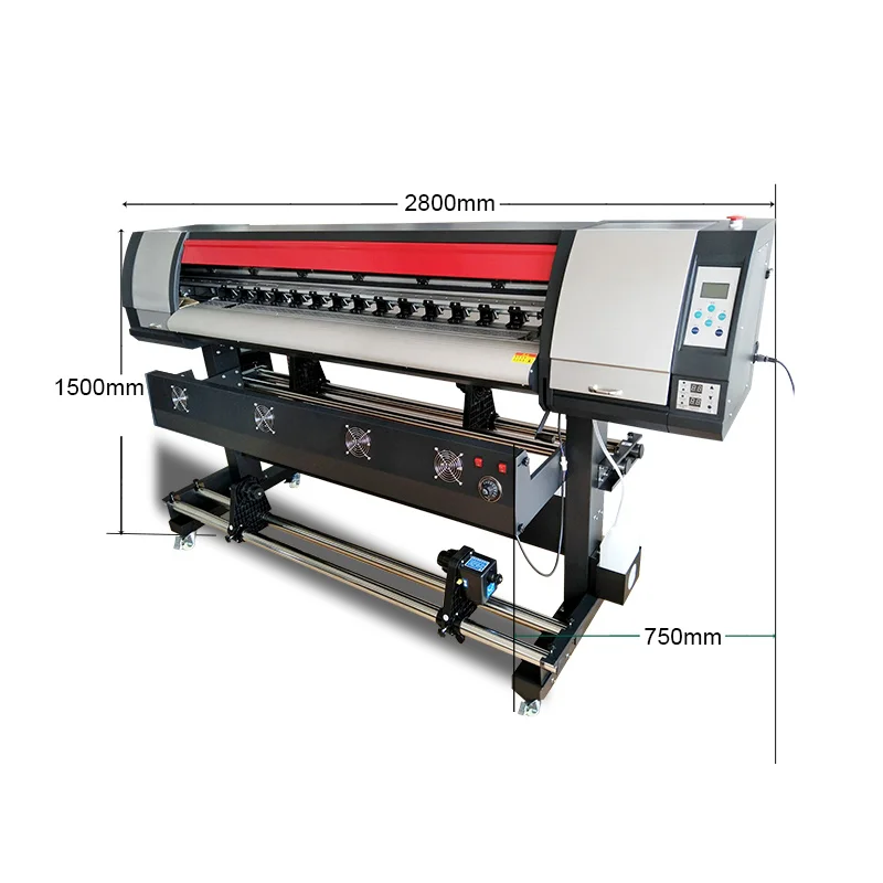 プロッタプリンタ180センチメートル多色デジタル印刷機屋外バナー印刷機ビニールグラフィックプリンタ AliExpress