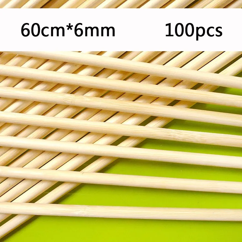 60cm x6mm BBQ bamboo forks(11)