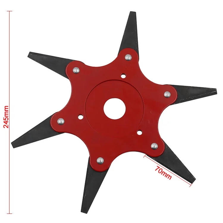 6 зубных щеток, лезвие, триммер, металлические лезвия, триммерная головка 65Mn, садовая газонокосилка