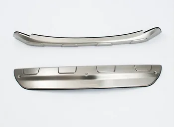 

2 pcs/SET Stainless steel front and rear Bumper Protector Skid Plate cover FOR Mazda CX-5 CX5 year 2012 2013 2014 2015 2016