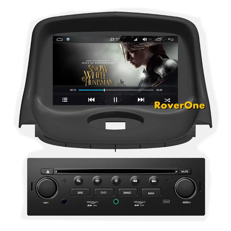 Excellent RoverOne S200 Android 8.0 Car Multimedia Player For Peugeot 206 206CC 206SW Autoradio DVD Radio Stereo GPS Navigation Bluetooth 16