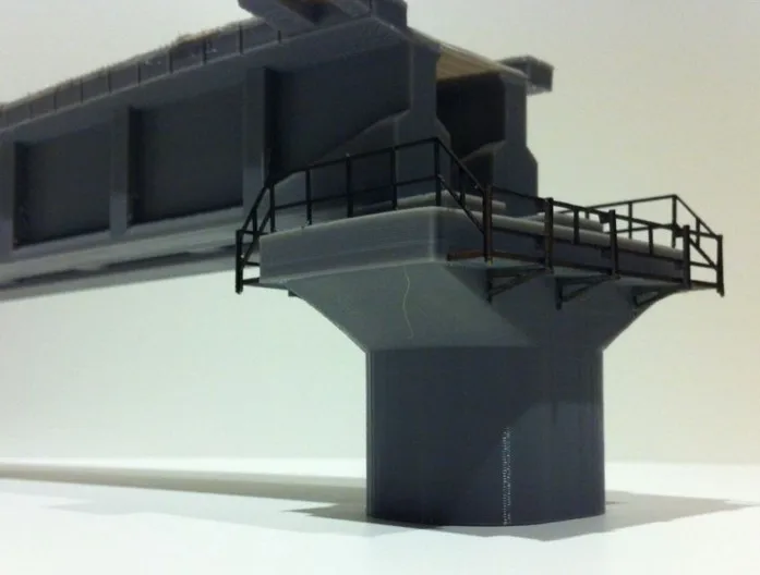 1/87 модель поезд хо масштаб diy архитектурная модель Мост Пирс размер(несколько вариантов) материал песок стол Модель Материалы