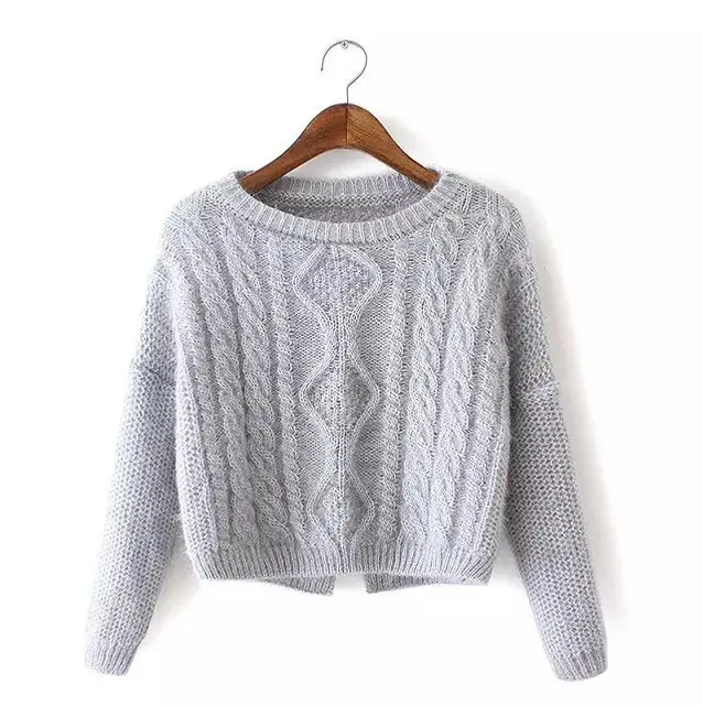 XZH40 Knitting short Sweaters for women Autumn 2015