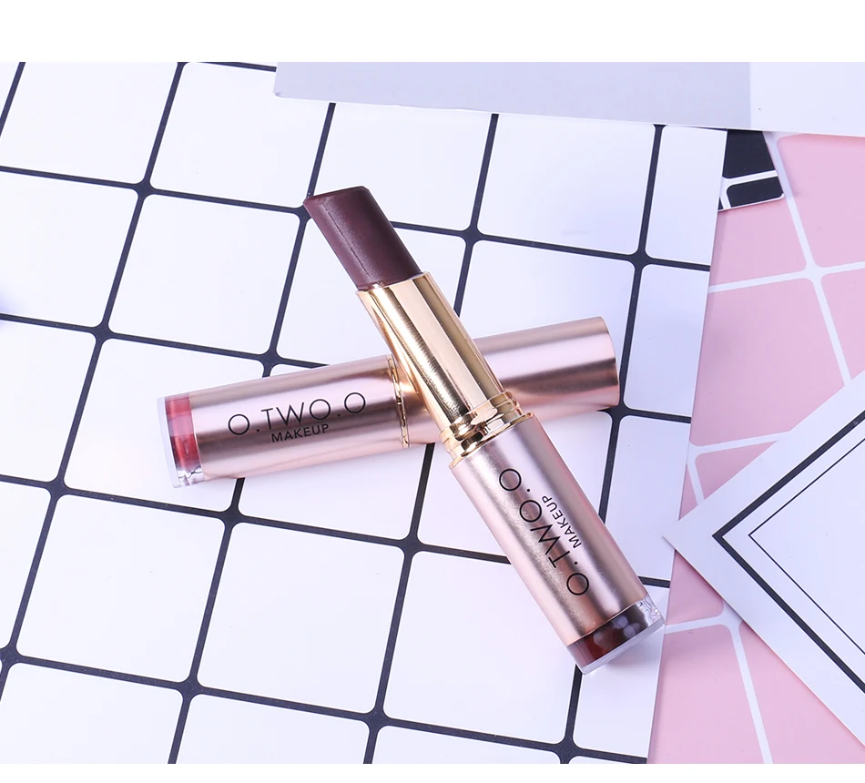 O.TWO.O Brand Makeup Lipstick Matte Organizer Popular 20 Colors Long Lasting Waterproof Nude Lipstick Matte Lip Cosmetics (10)
