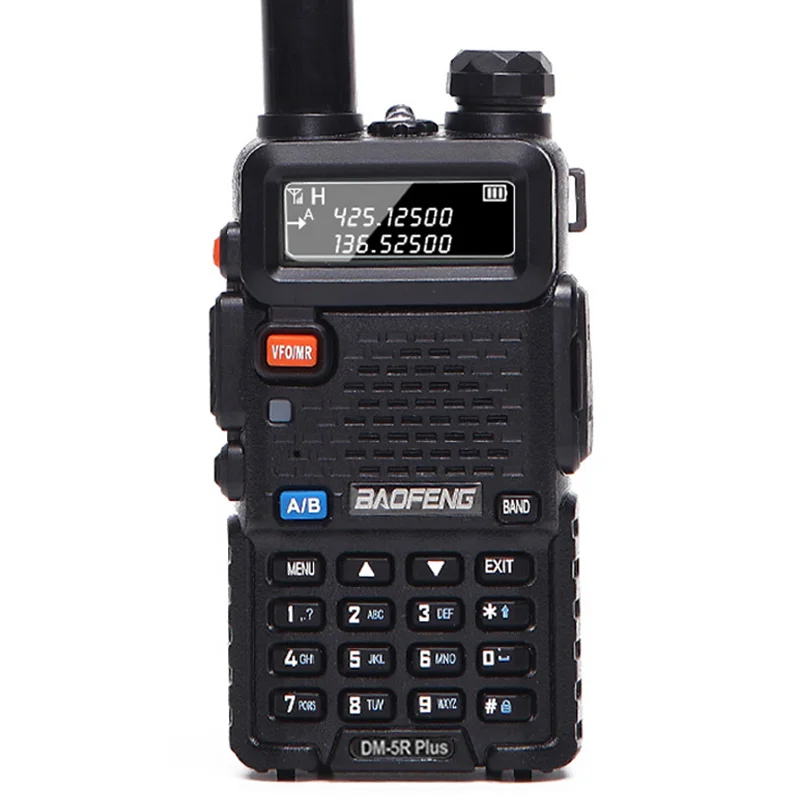 Цифровая рация Baofeng DM 5R PLUS Tier1 Tier2 DMR двухсторонняя радиосвязь VHF/UHF двухдиапазонный