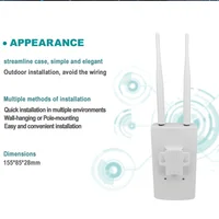 TIANJIE wodoodporny zewnętrzny Router 4G CPE 150 mb/s routery CAT4 LTE 3G/4G karta SIM Router wi-fi do kamery IP/poza zasięgiem WiFi 4