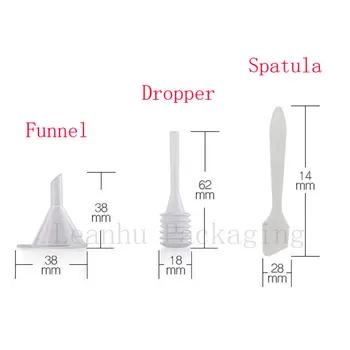 

Mini plastic funnel, dropper,spatula Potable toiletry kits travel kit cosmetics accessory makeup DIY personal care tooling