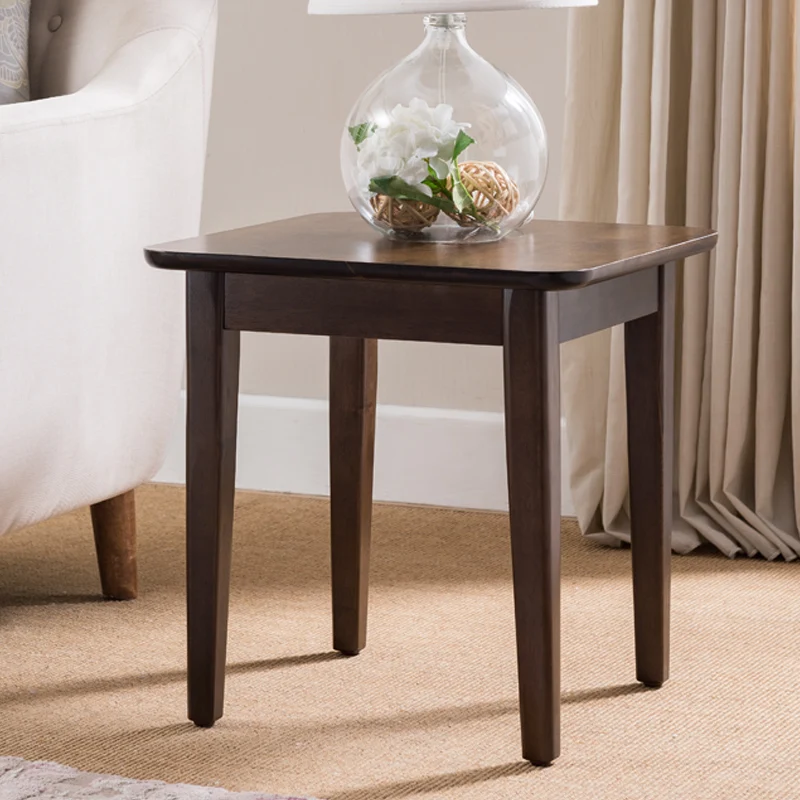 100% Wood tea table telephone table white black brown wood coffee table computer desk Oak living room furniture tafeltje mesa