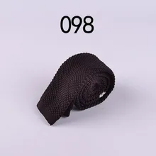 Мужской Повседневный Вязаный Галстук вечерние торжественные популярные вязаный галстук кофейно-коричневый с полосками 098
