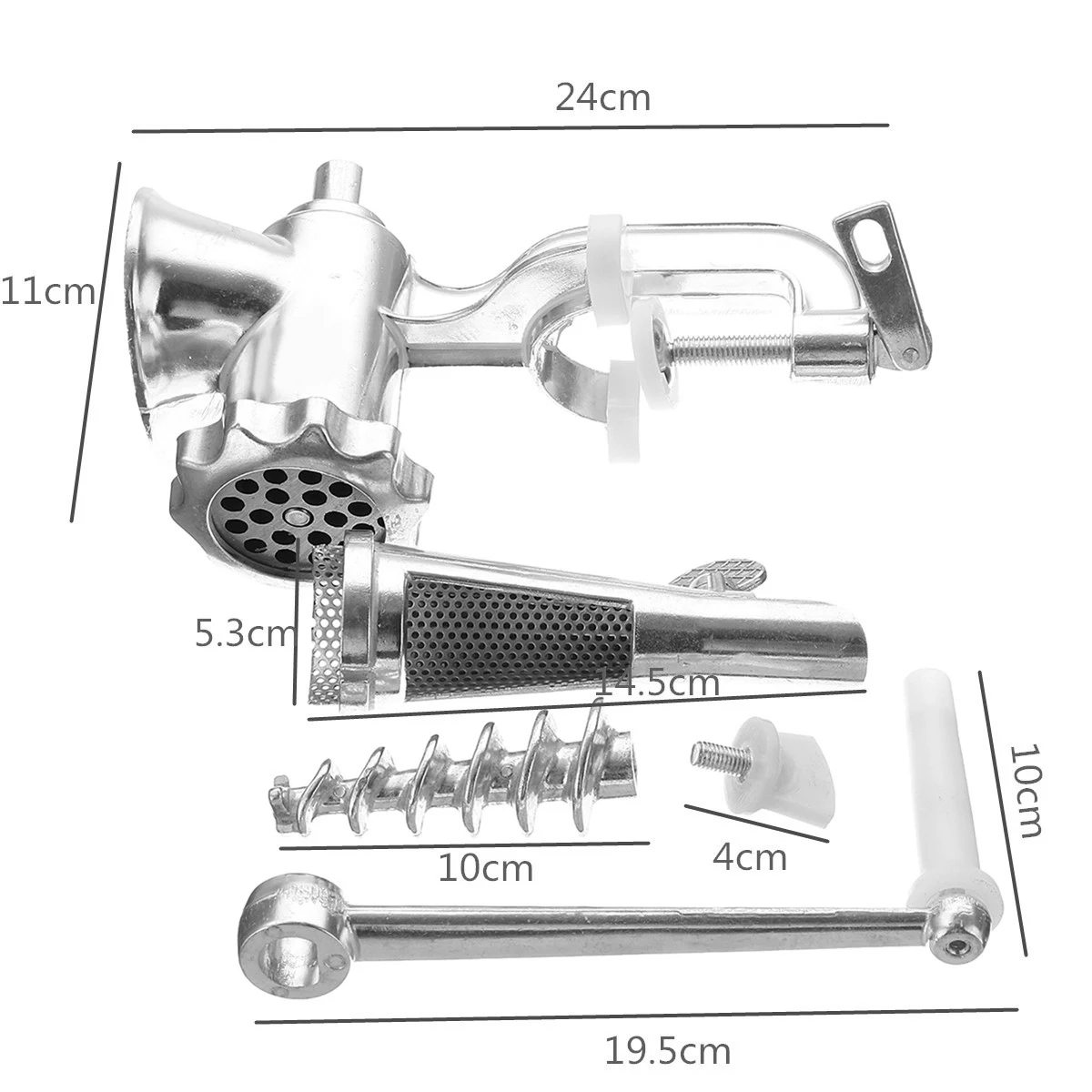 

2 In 1 Household Hand Operated Juicer Food Meat Grinder Manual Juice Squeezer Press Extractor Meat Fruit Vegetable Wheatgrass