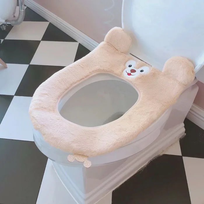 

IVYYE 1PCS Duffy ShellieMay Hot Anime Toilet Seat Cover Cartoon Portable Mat Bathroom Accessories Cushion New