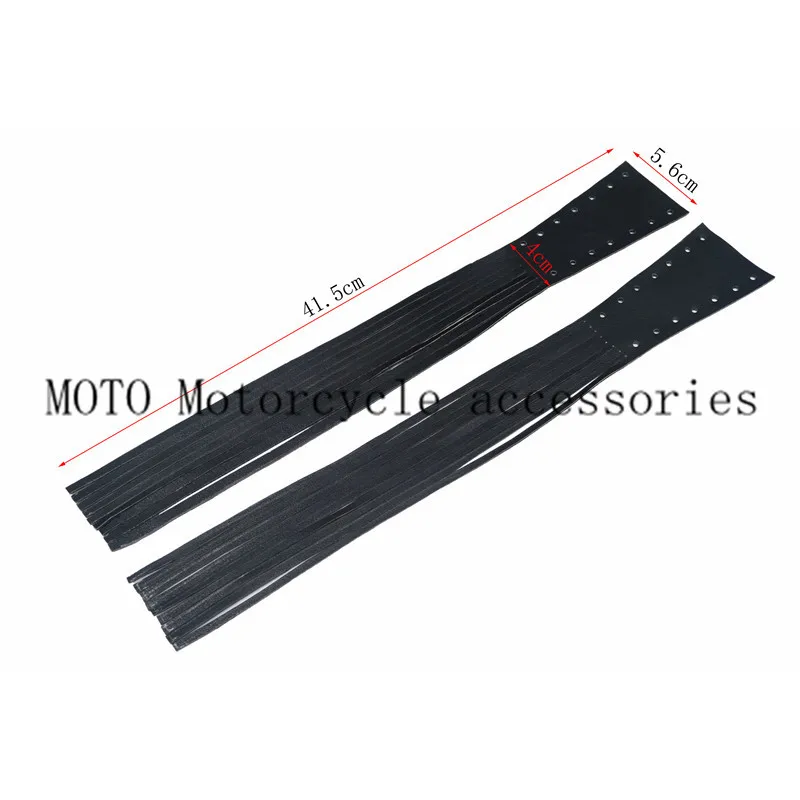 

For Harley Universal Fringe PU Leather Lever Covers For Honda Kawasaki 30cm Tassels Motorcycle Clutch Brake Levers Cover New