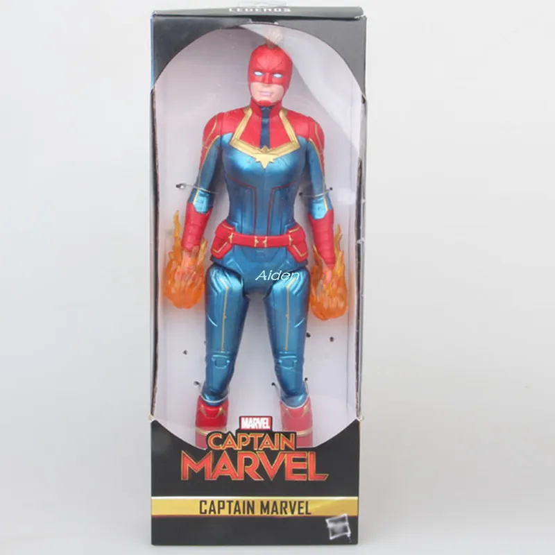 12 "Мстители: Endgame супергерой основатель Марвел Капитан Carol Danvers Халк ПВХ фигурку Коллекционная модель игрушки коробка 30 см B829