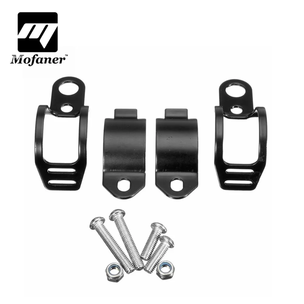

1 pair Silver/Black Motorcycle Turn Signal Relocation Fork Clamps Mount Light Holder lamp mount Bracket for 30MM-45MM front fork